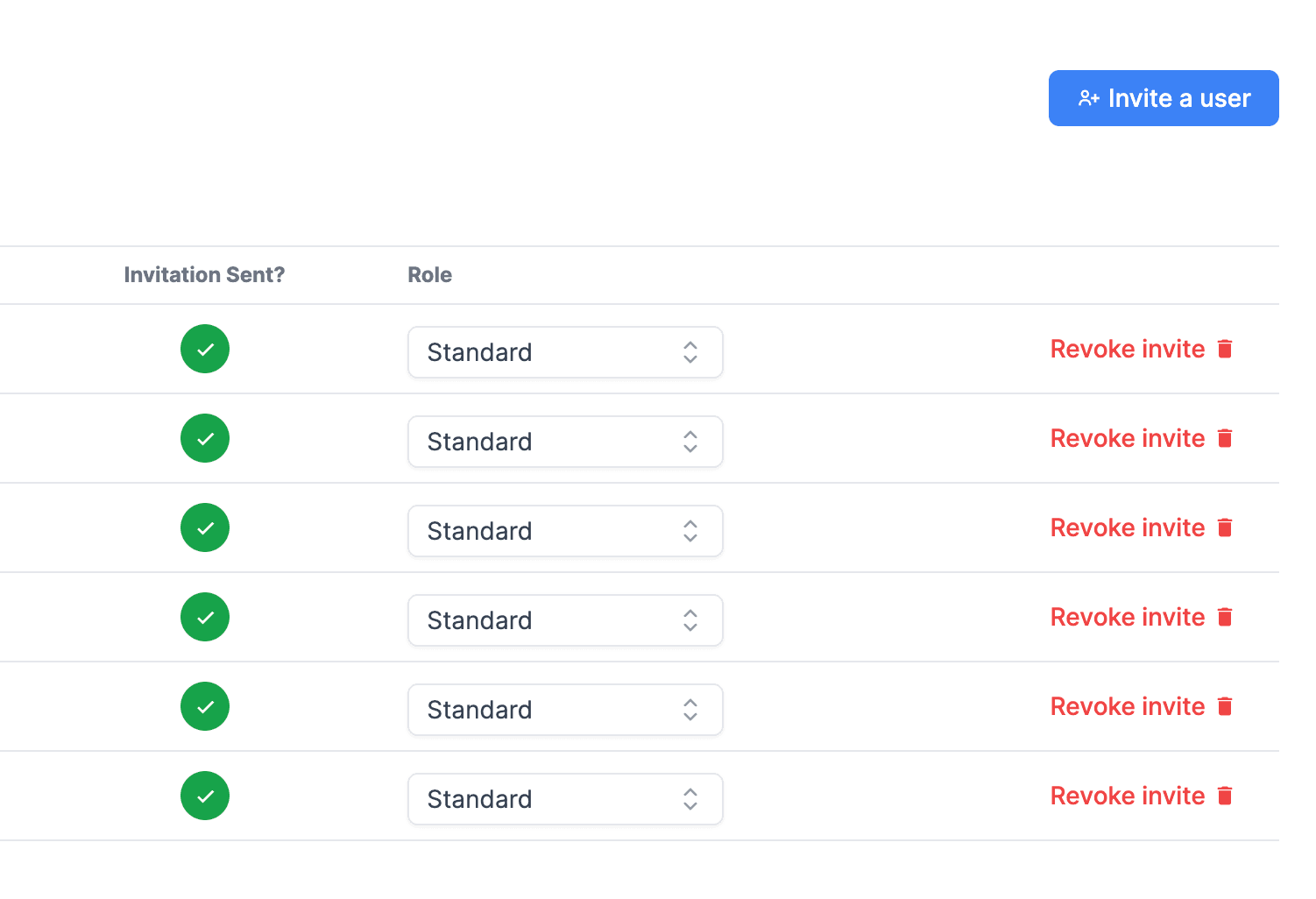 Manage organization users